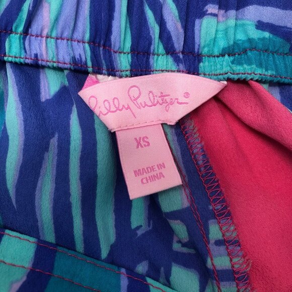 Lilly Pulitzer Middleton Palazzo Pants Size XS Chic Pink Sway - Picture 6 of 8